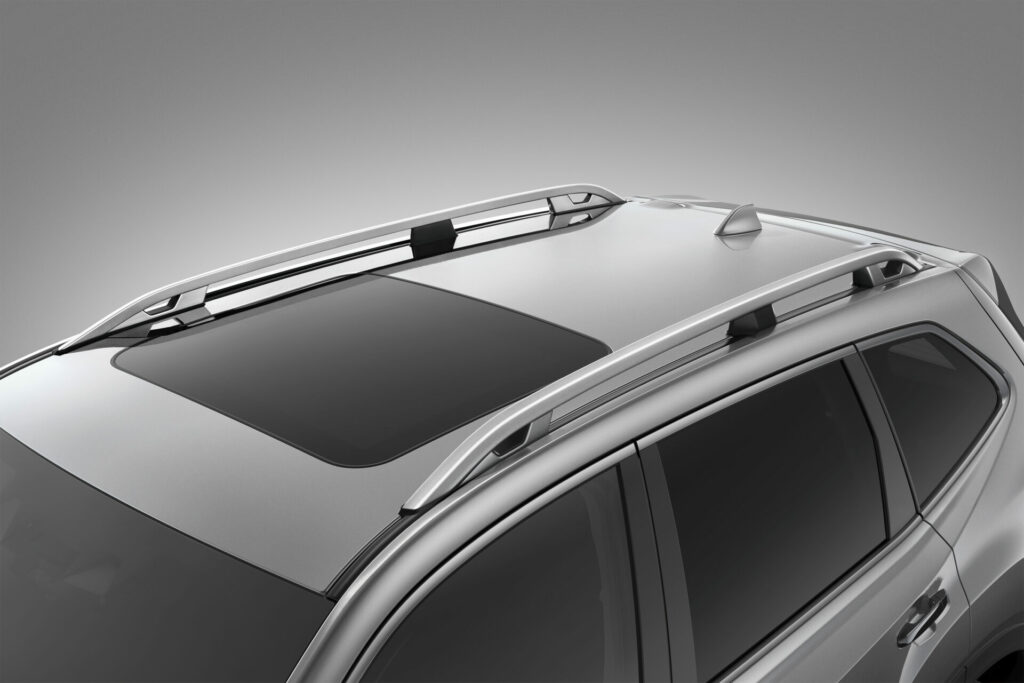 sunroof and roof rack in subaru forester features